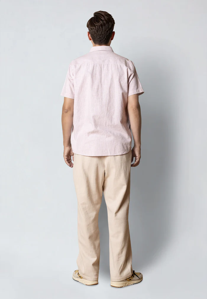 
                  
                    LUCA Violet Ice White Striped Shirt
                  
                