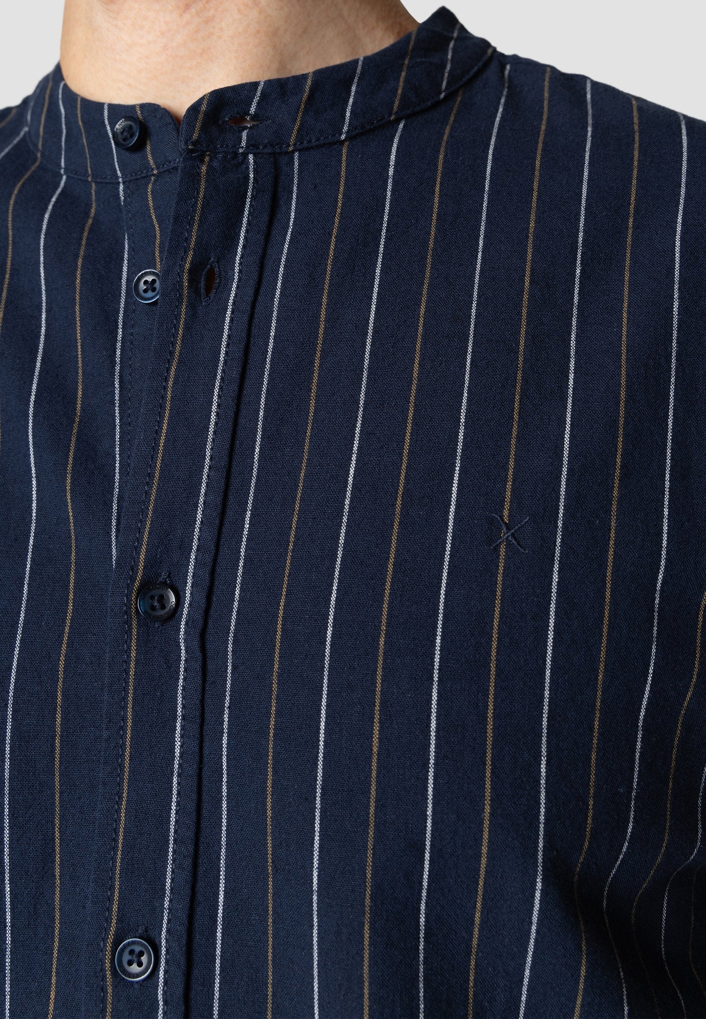 
                  
                    RAN MAO Navy Stripe Shirt
                  
                