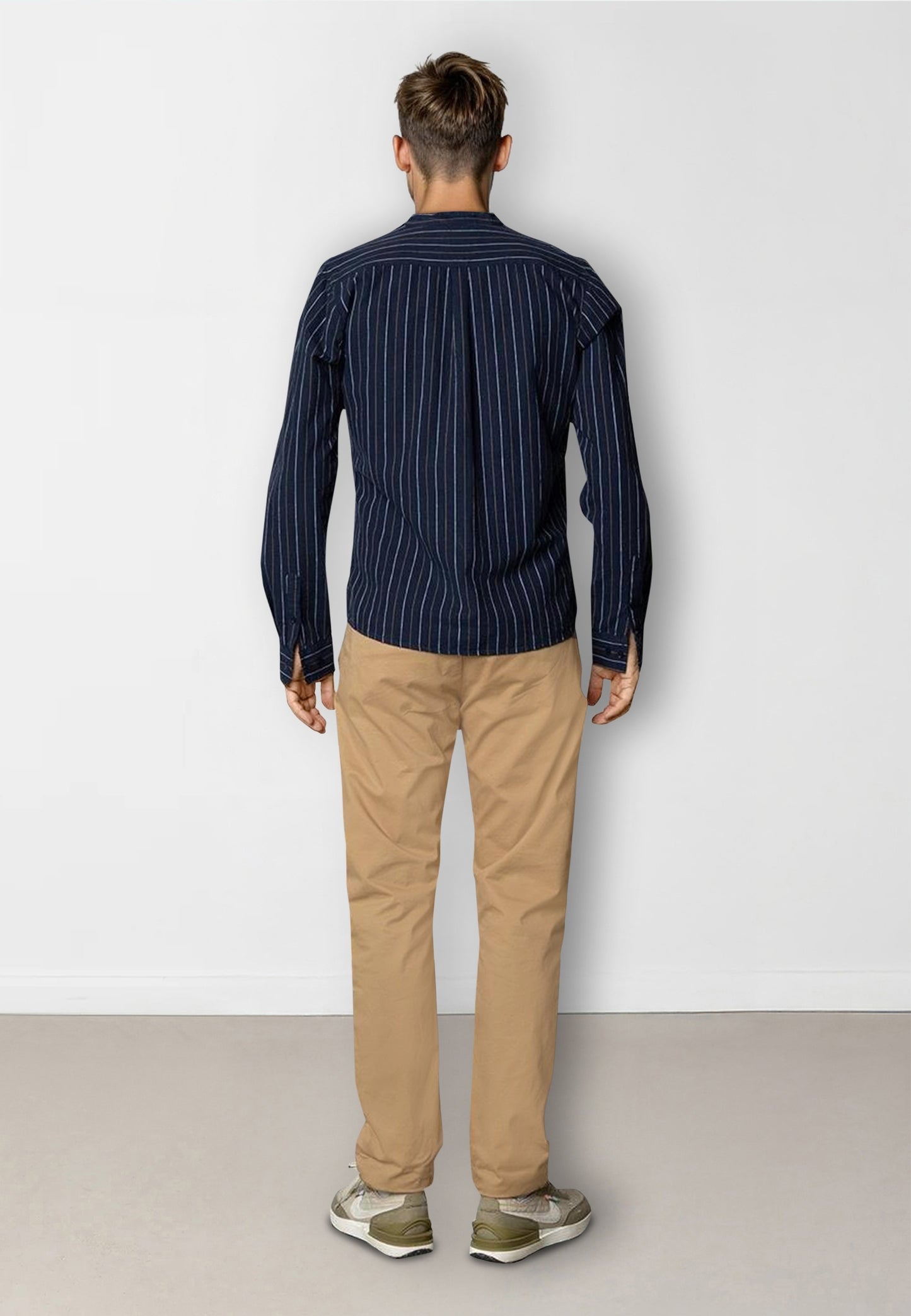 
                  
                    RAN MAO Navy Stripe Shirt
                  
                