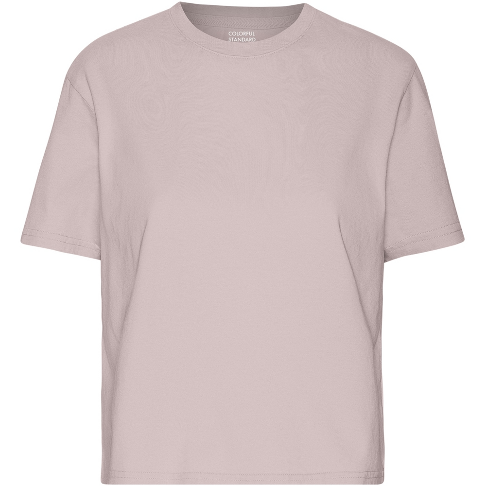 Faded Pink Boxy Crop T-Shirt