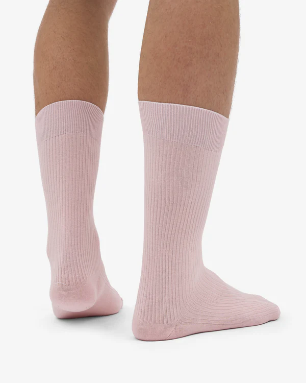 
                  
                    Klassische Socken in verwaschenem Rosa
                  
                