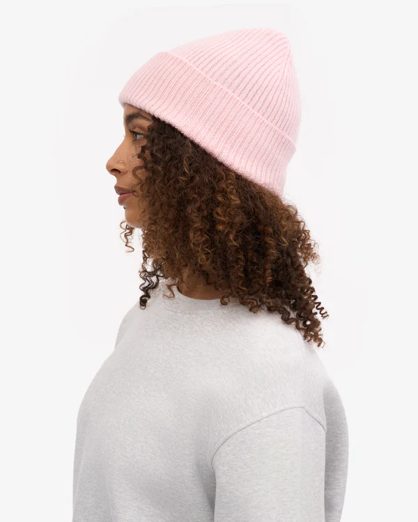 
                  
                    Faded Pink Merino Wool Beanie
                  
                