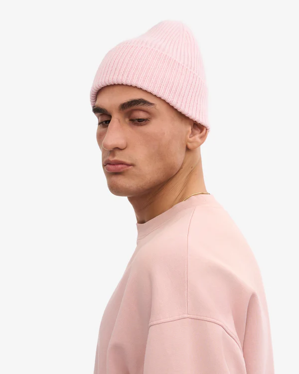 
                  
                    Faded Pink Merino Wool Beanie
                  
                