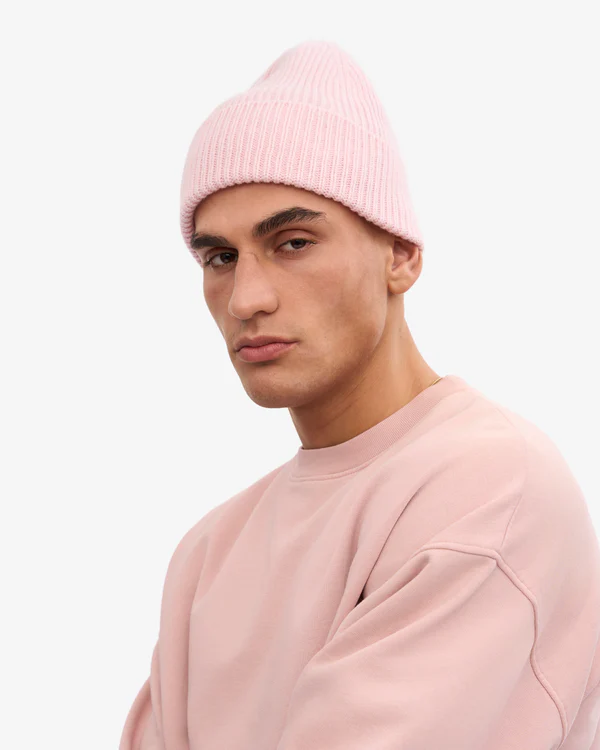 
                  
                    Faded Pink Merino Wool Beanie
                  
                