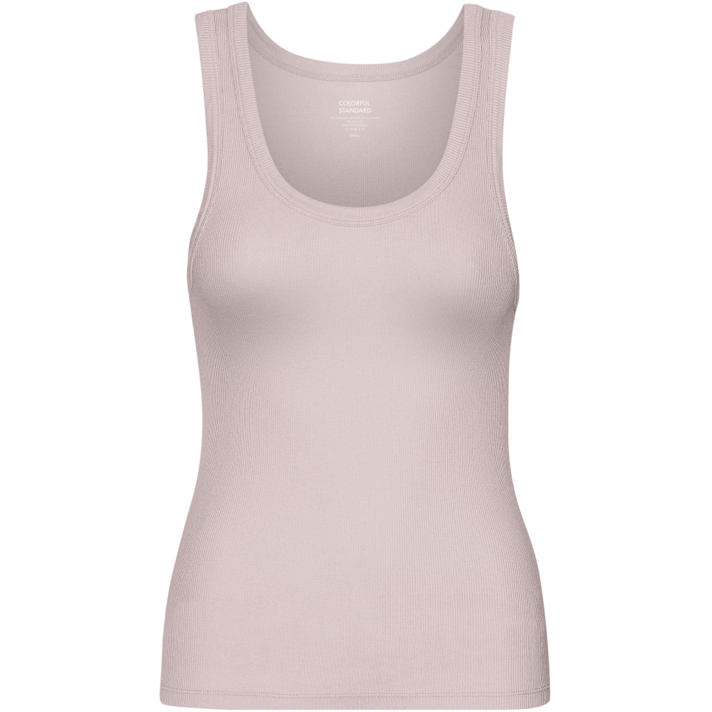 
                  
                    Faded Pink Rib Tank Top
                  
                