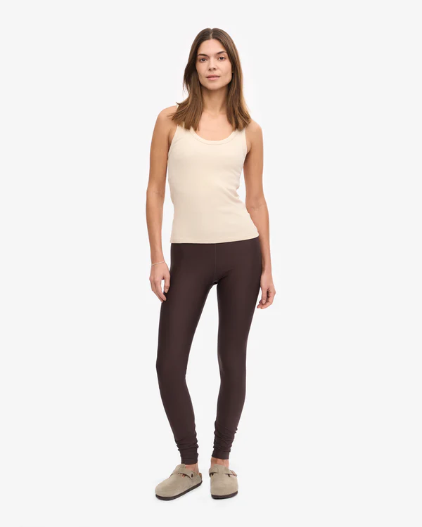 
                  
                    Ivory White Rib Tank Top
                  
                