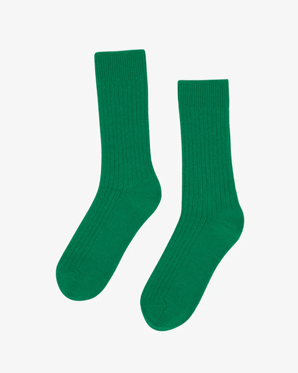 Kelly Green Merino Wool Blend Socks