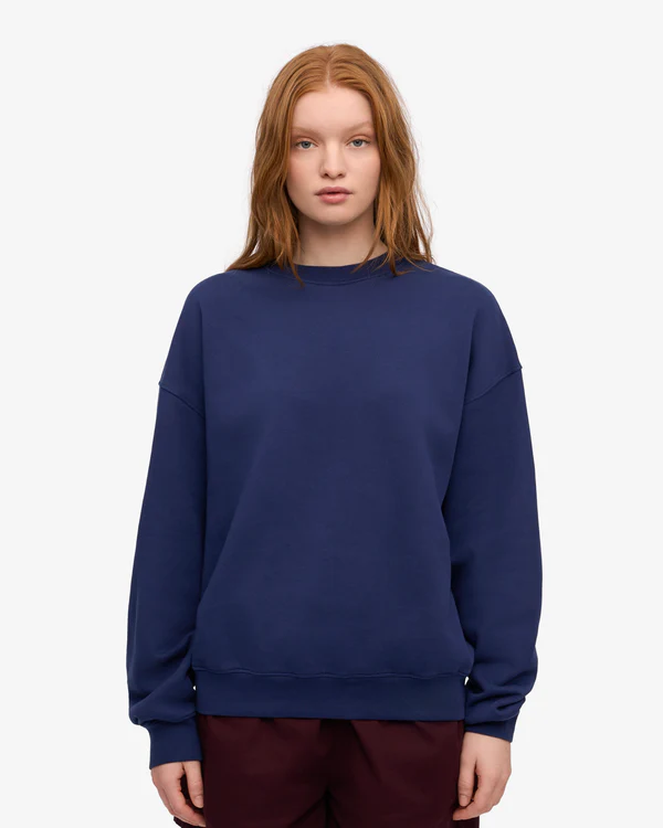 
                  
                    Marine Blue Oversized Crew Jumper
                  
                