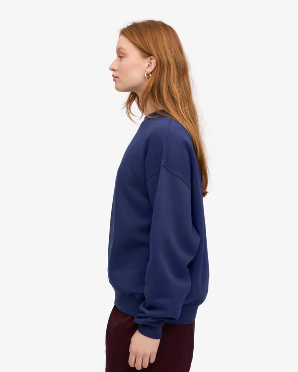 
                  
                    Marine Blue Oversized Crew Jumper
                  
                