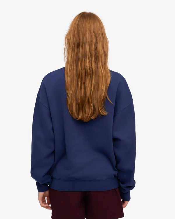 
                  
                    Marine Blue Oversized Crew Jumper
                  
                