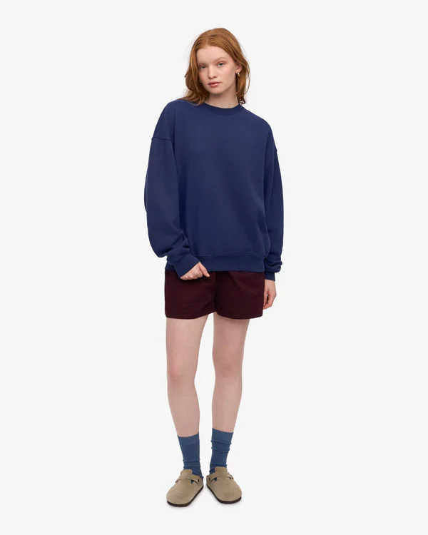 
                  
                    Marine Blue Oversized Crew Jumper
                  
                