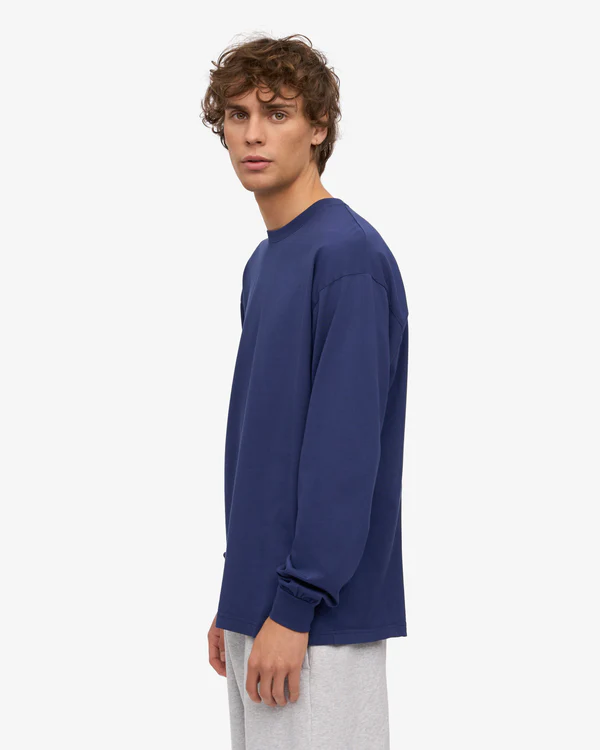 
                  
                    Marine Blue Oversized Long Sleeve
                  
                