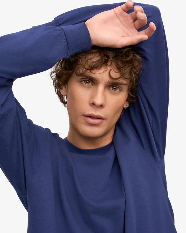 
                  
                    Marine Blue Oversized Long Sleeve
                  
                