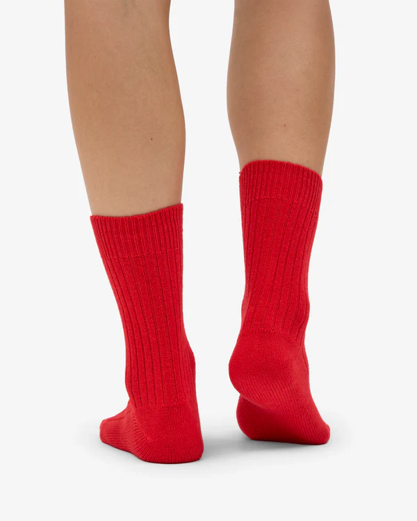 
                  
                    Red Tangerine Merino Wool Blend Socks
                  
                