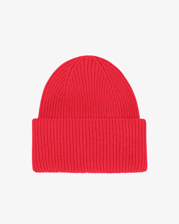 Red Tangerine Merino Wool Hat