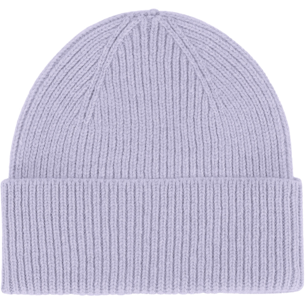 
                  
                    Weiche Beanie-Mütze aus Merinowolle in Lavendel
                  
                