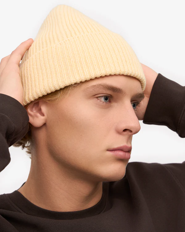 
                  
                    Soft Yellow Merino Wool Beanie
                  
                