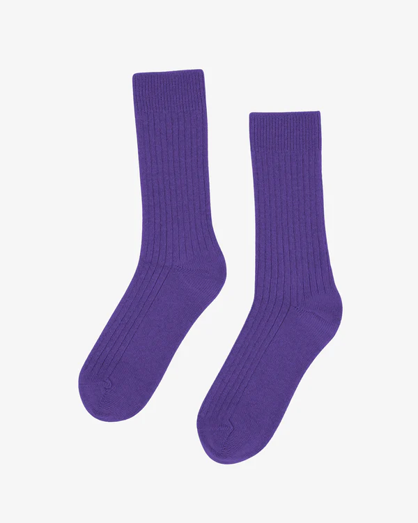 Ultra Violet Merino Wool Blend Socks