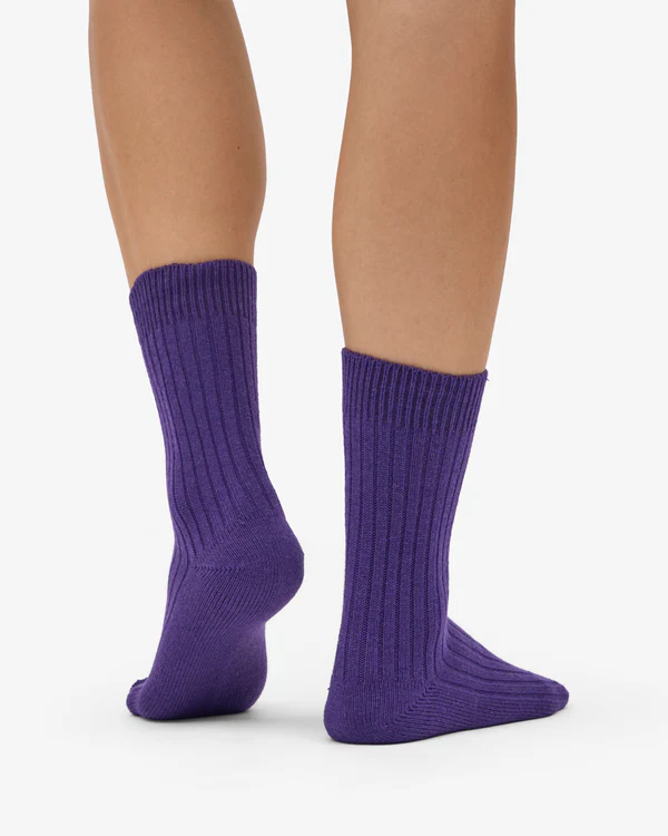 
                  
                    Ultra Violet Merino Wool Blend Socks
                  
                