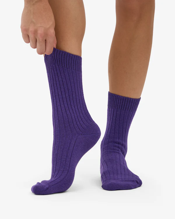 
                  
                    Ultra Violet Merino Wool Blend Socks
                  
                