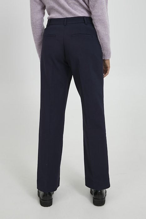 
                  
                    PZBINDY Dark Sapphire Wide Leg Trousers
                  
                