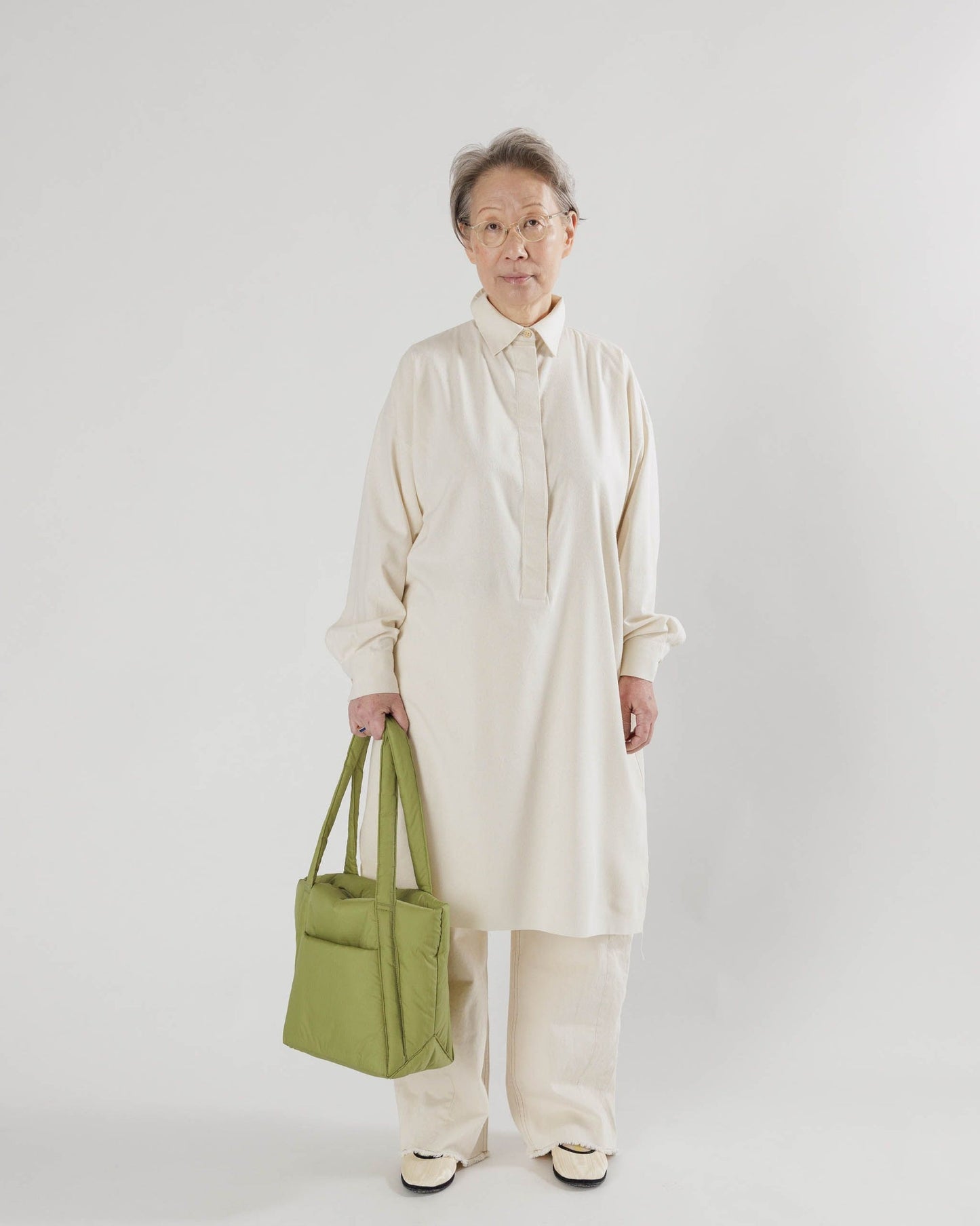
                  
                    Pistachio Puffy Mini Tote Bag
                  
                