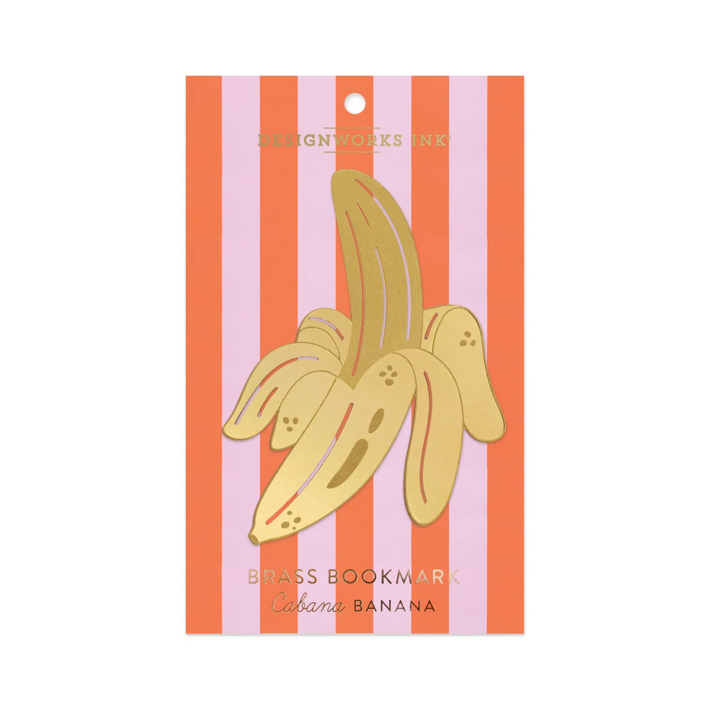 Messing Cabana Bananen Lesezeichen