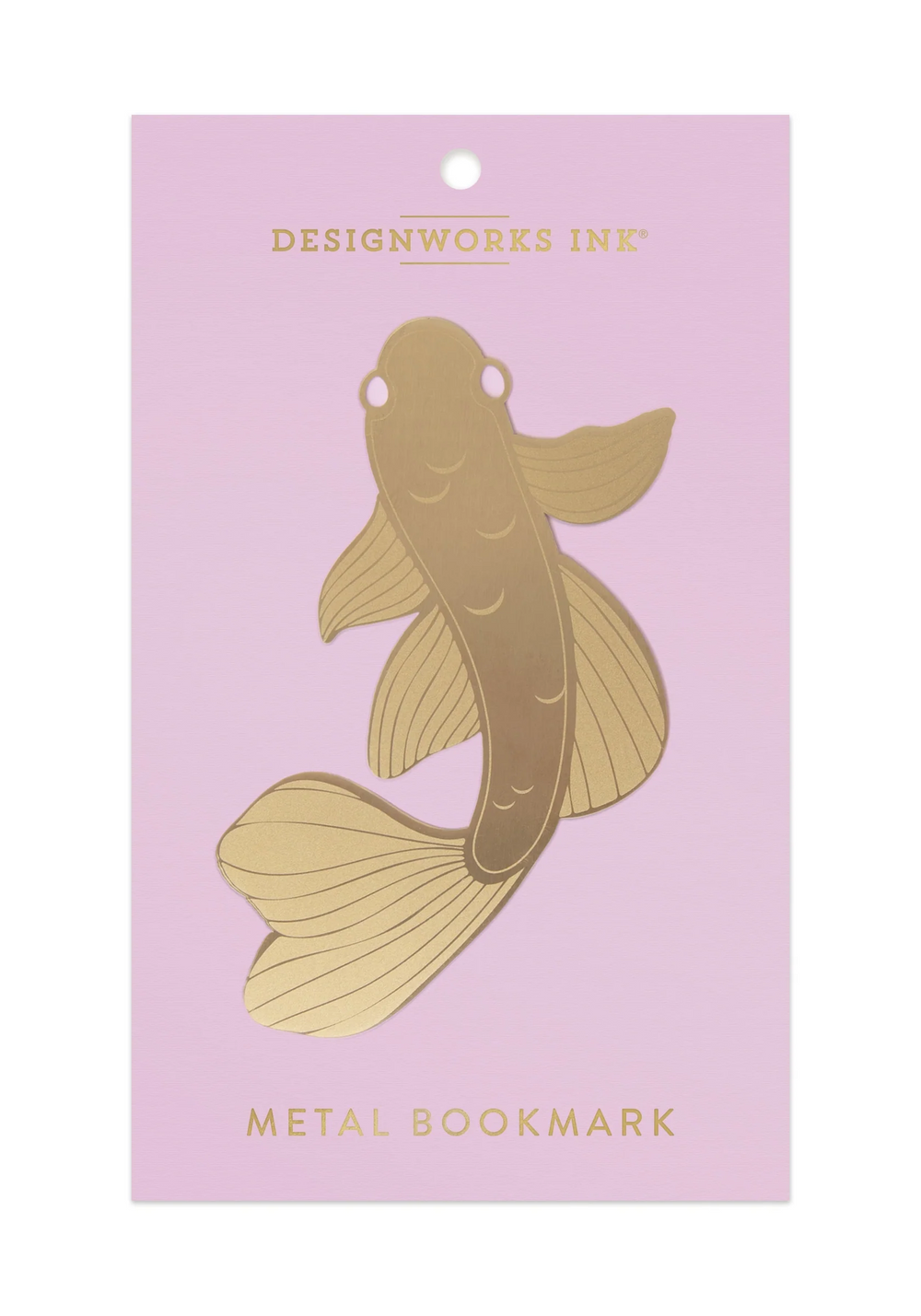 Lesezeichen aus Messing mit Koi-Fisch