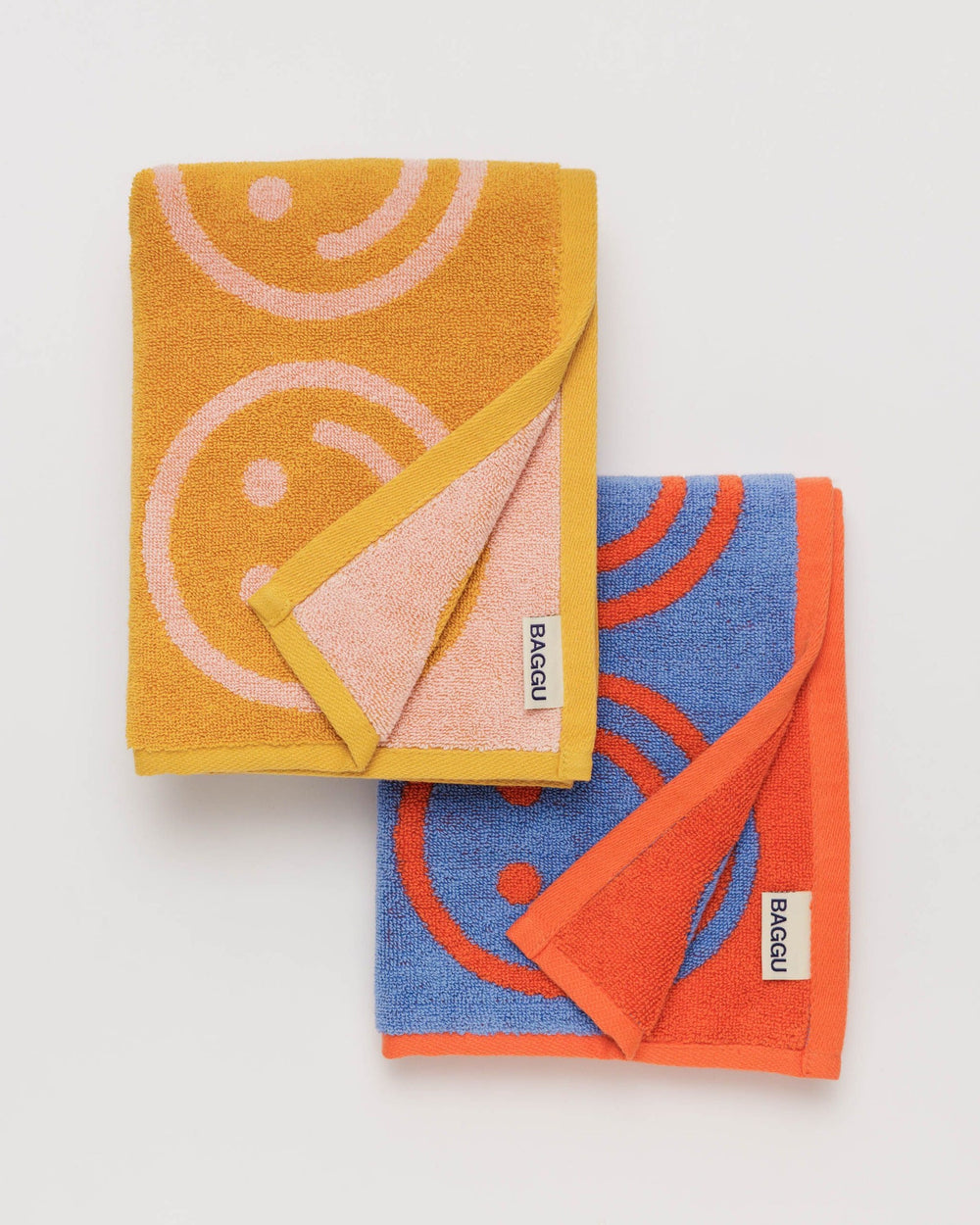 Poppy Happy Mix Hand Towel Set Of 2