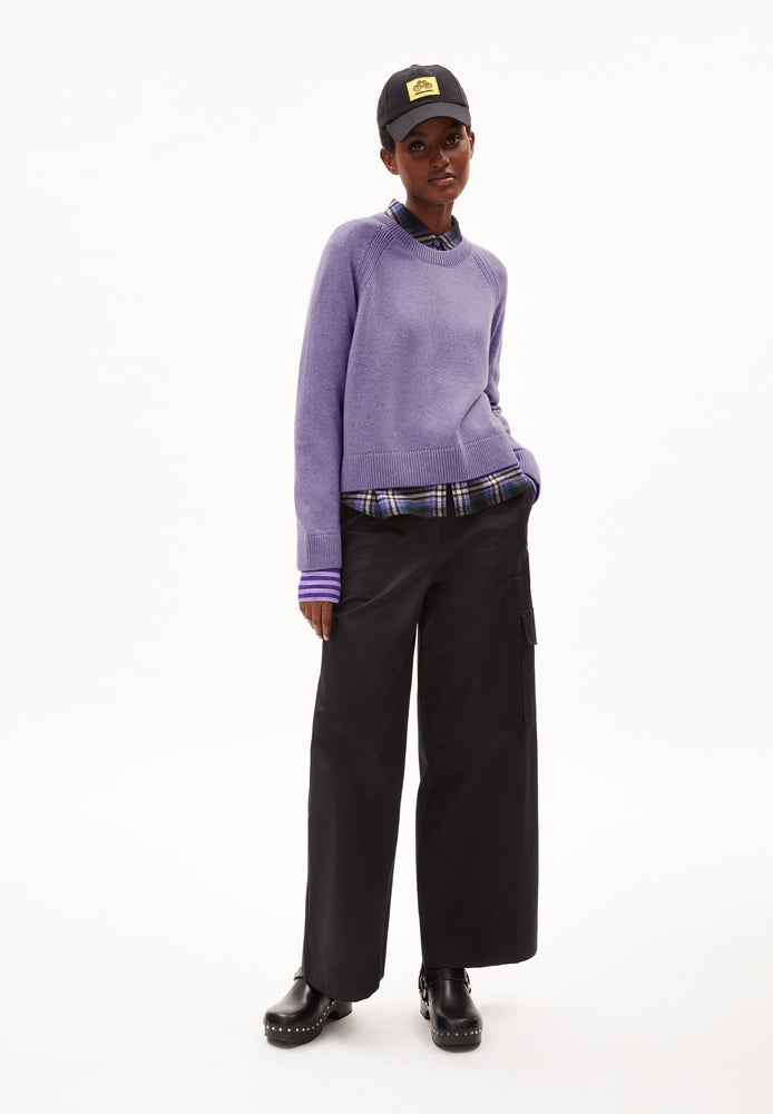 
                  
                    DILIRIAA REGLANA Purple Stone Jumper
                  
                