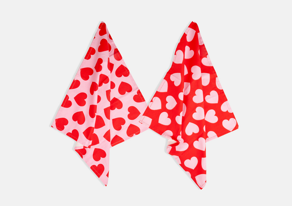 Love Geschirrtuch 2er Set