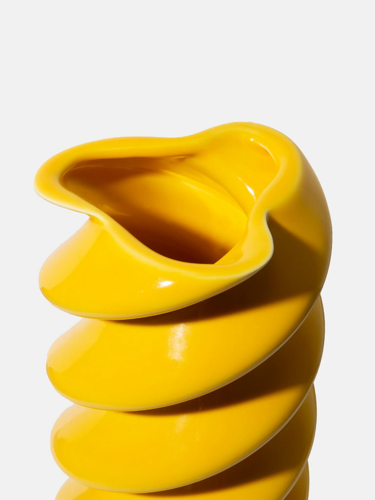 
                  
                    Small Yellow Fussili Vase
                  
                