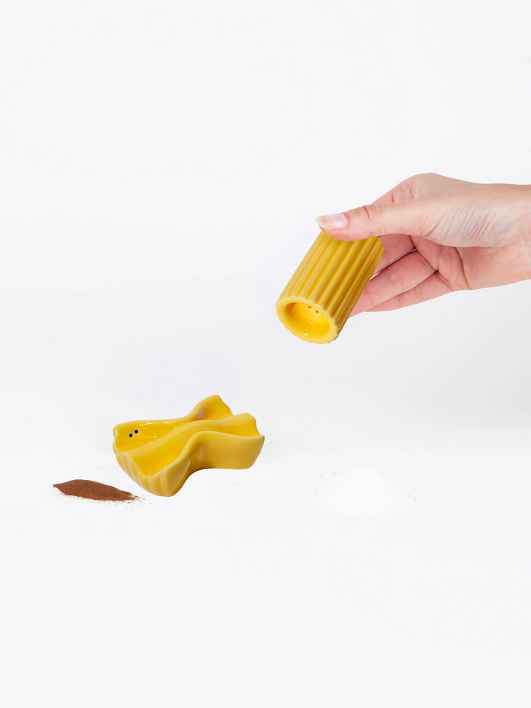 
                  
                    Yellow Farfalle & Macaroni Salt & Pepper Set
                  
                