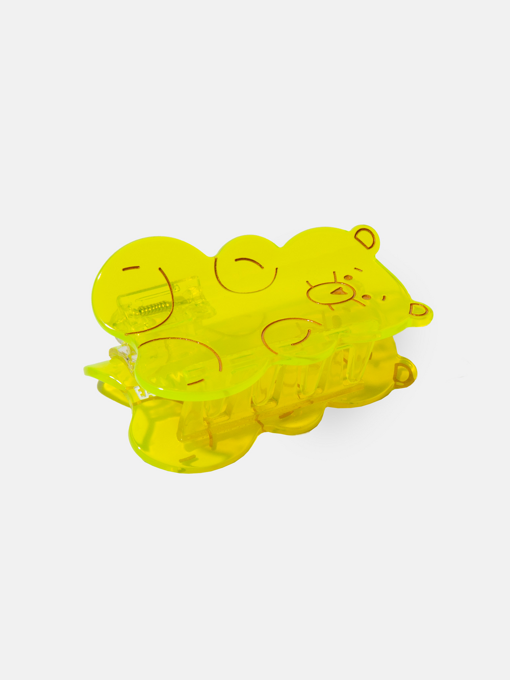 Yellow Gummy Bear Hair Claw