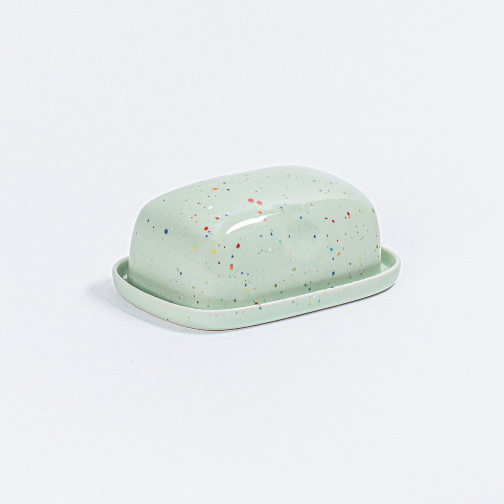 Green Butter Dish