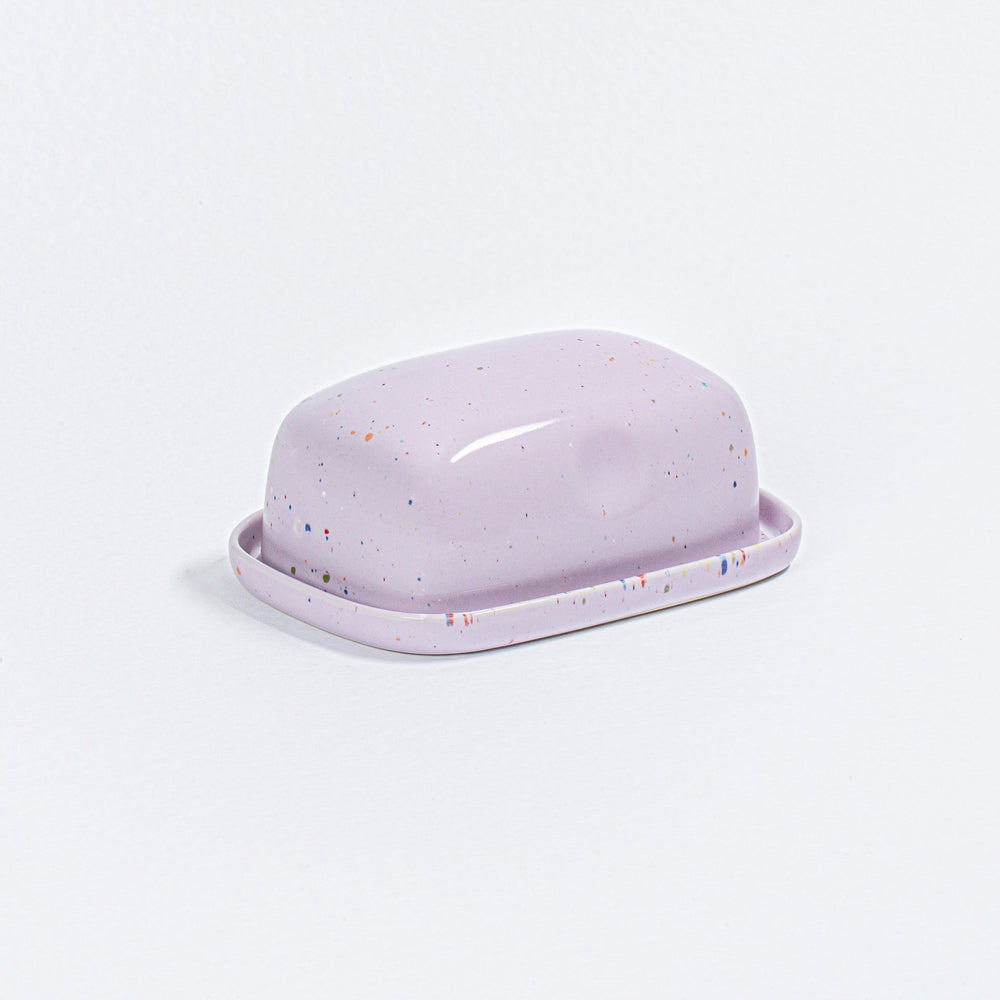 Lilac Butter Dish