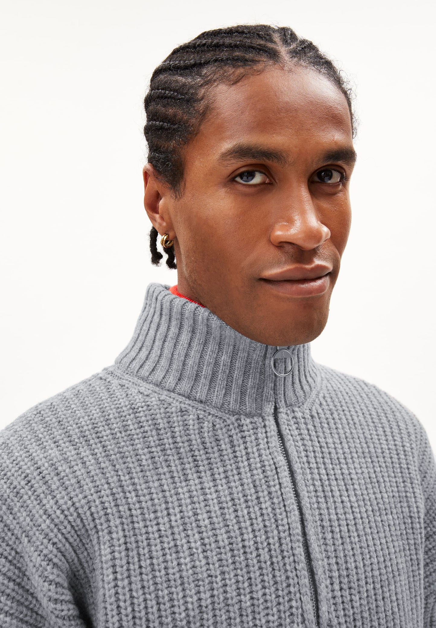 
                  
                    ELIJAA Light Grey Melange Jumper
                  
                