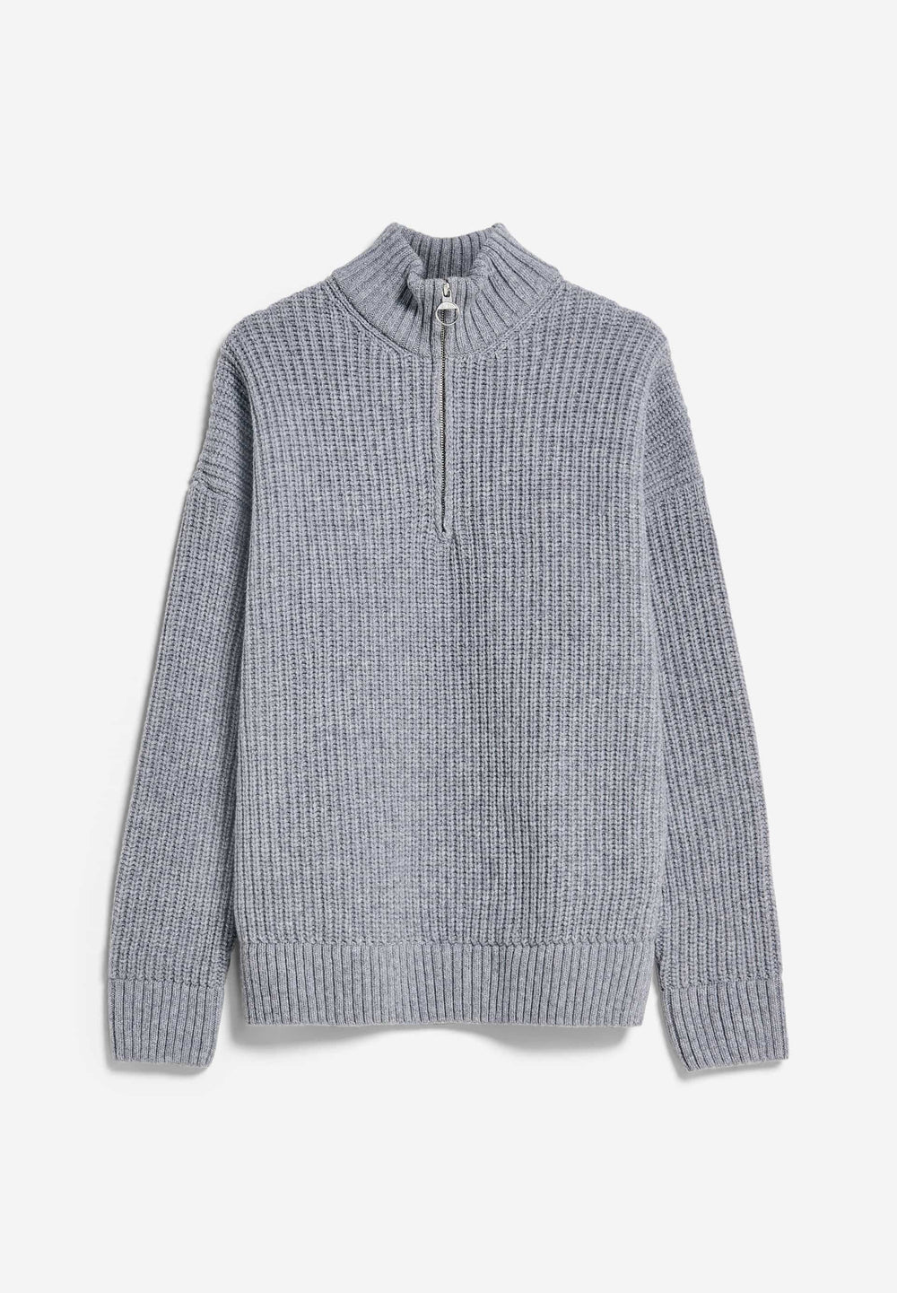 ELIJAA Light Grey Melange Jumper
