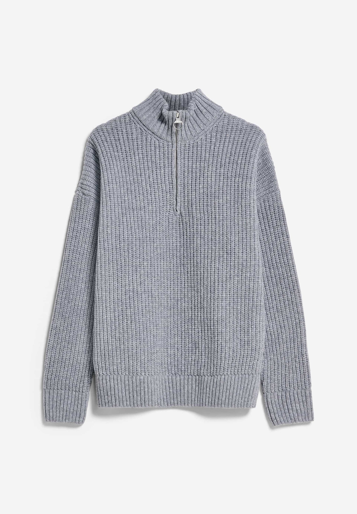
                  
                    ELIJAA Light Grey Melange Jumper
                  
                