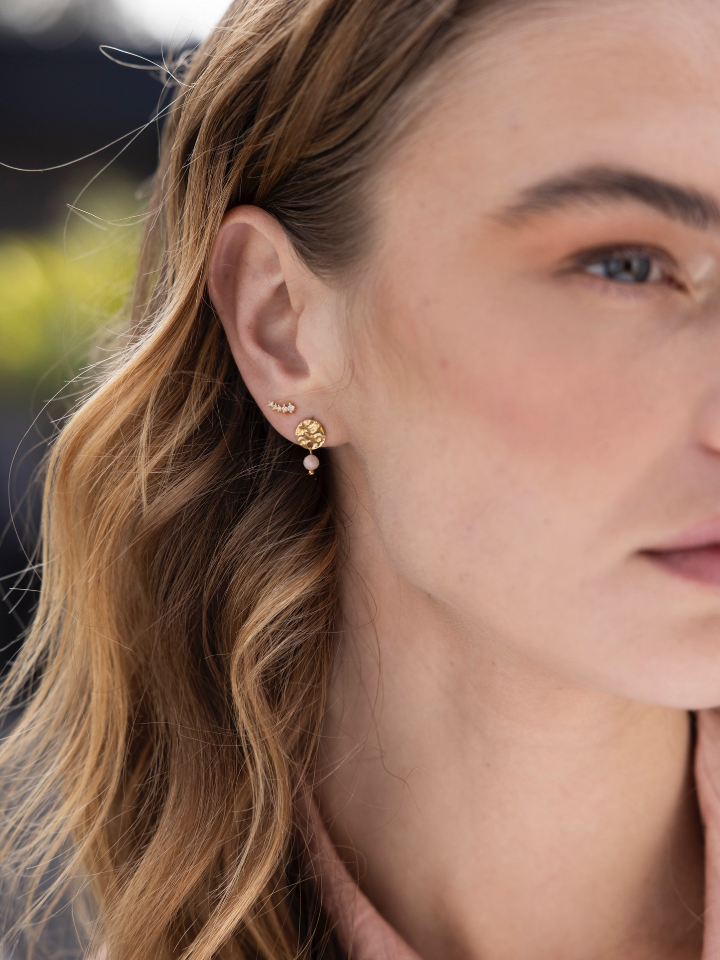 
                  
                    Gold 5 Gemstones Mini Studs Earrings
                  
                