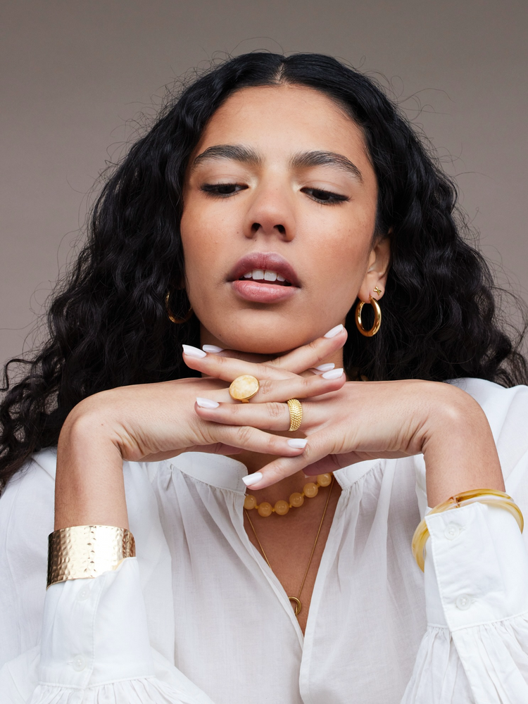 
                  
                    Gold Big Hoops Earrings
                  
                