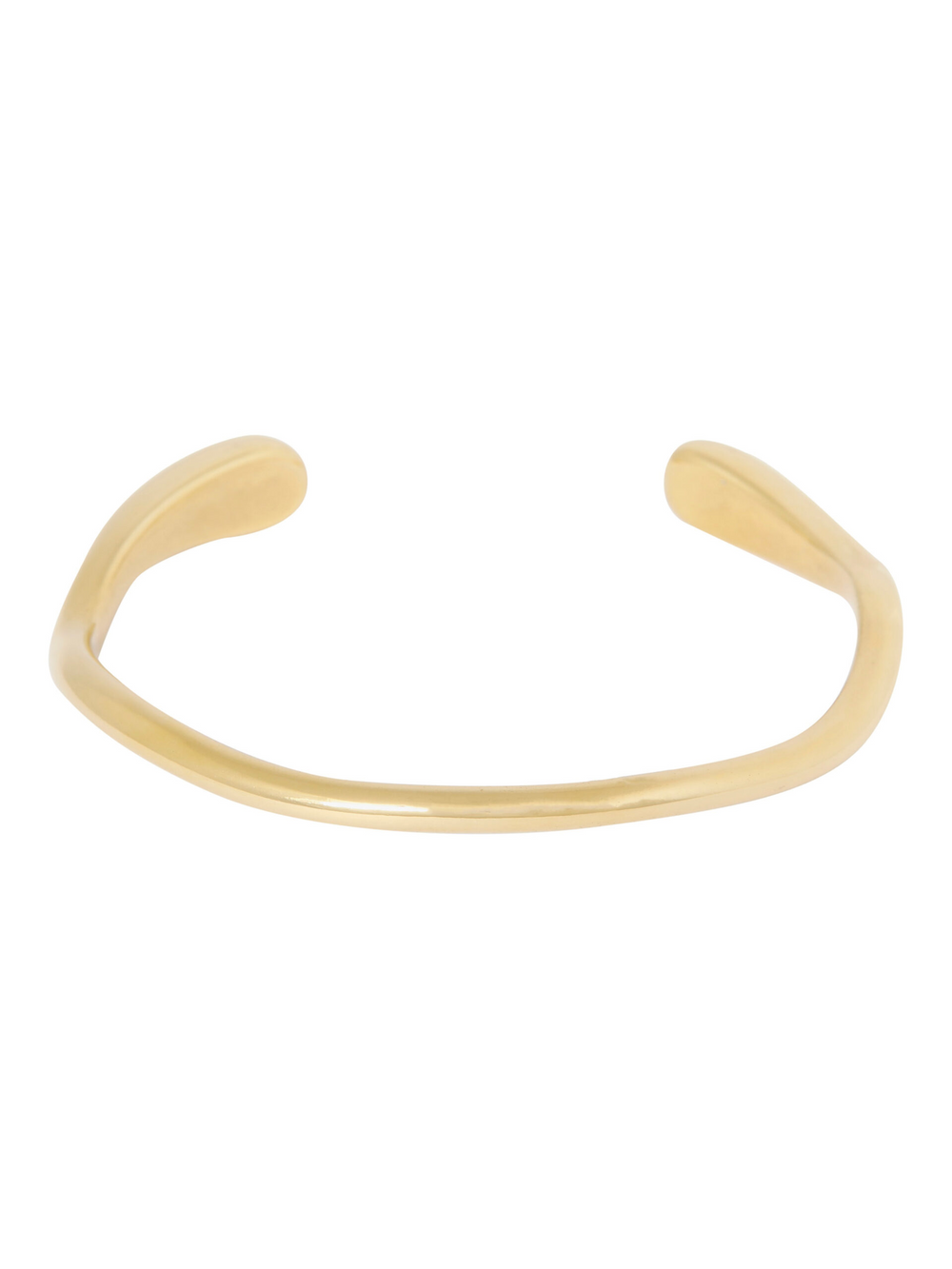 Gold Organic Bangle Bracelet
