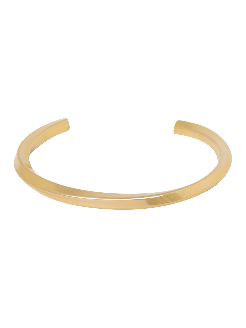Gold Twisted Bangle Bracelet