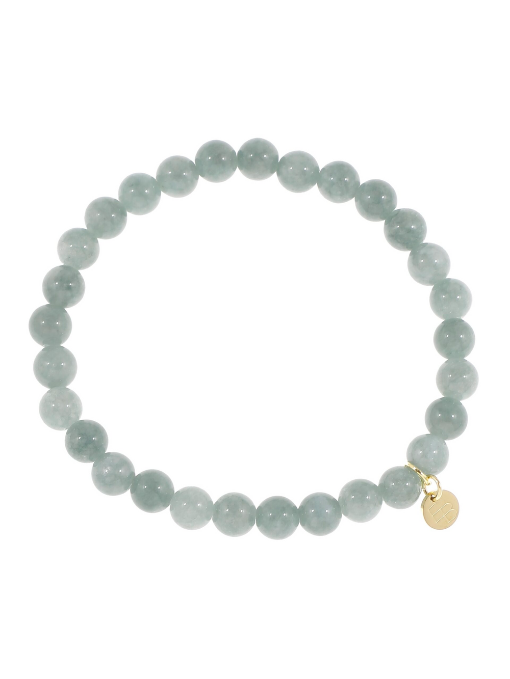 Sea Green Gemstone Balls Bracelet