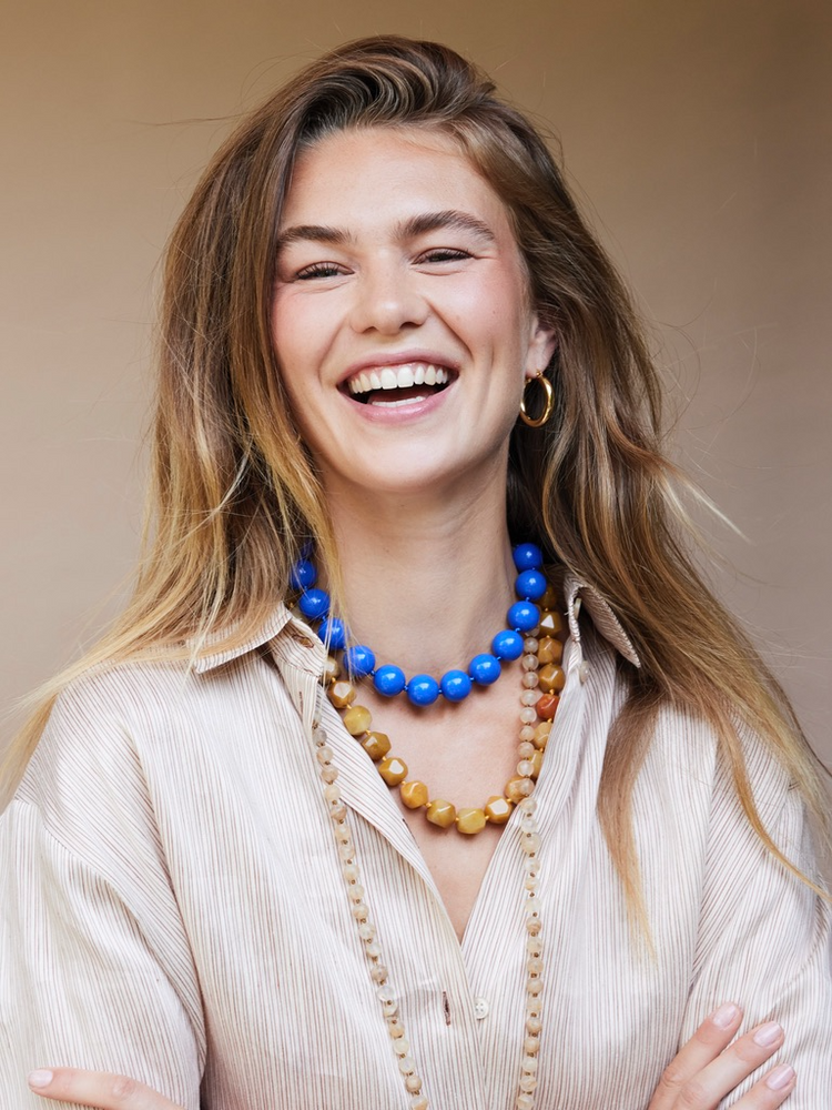 
                  
                    Warm Yellow Organic Gemstone Xl Necklace
                  
                
