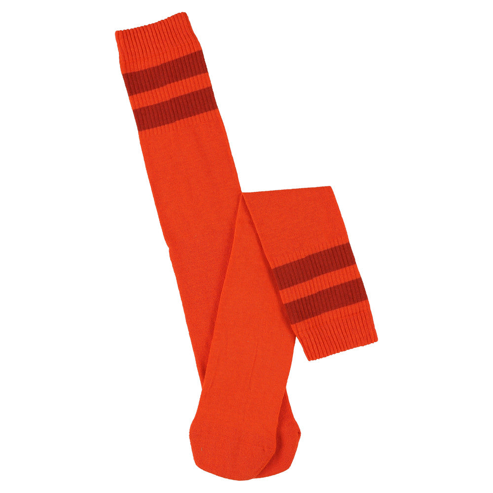 Orange Red Tube Socks