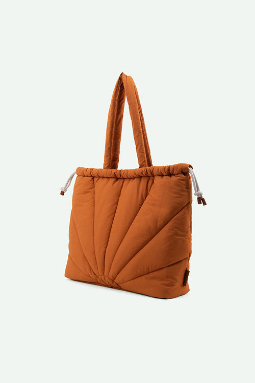 
                  
                    LA PROMENADE Croissant Brown Padded Tote Bag
                  
                