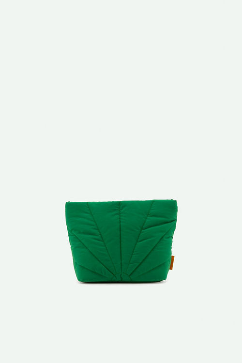 LA PROMENADE Paris Green Padded Toiletry Bag