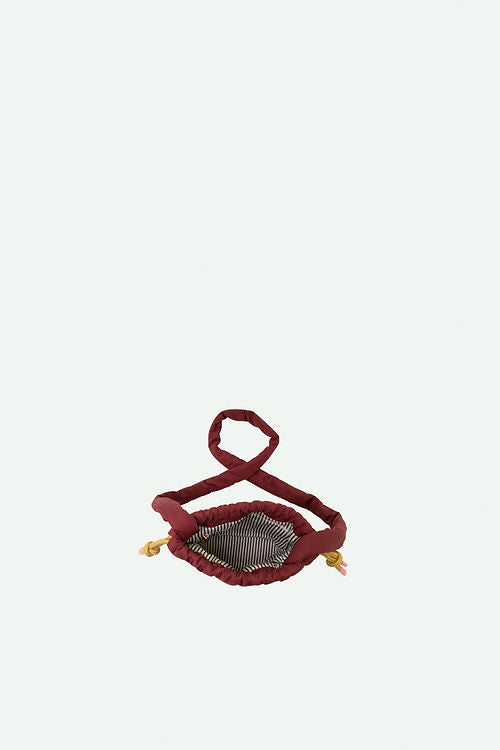 
                  
                    LA PROMENADE Vin Rouge Padded Pouch Bag
                  
                