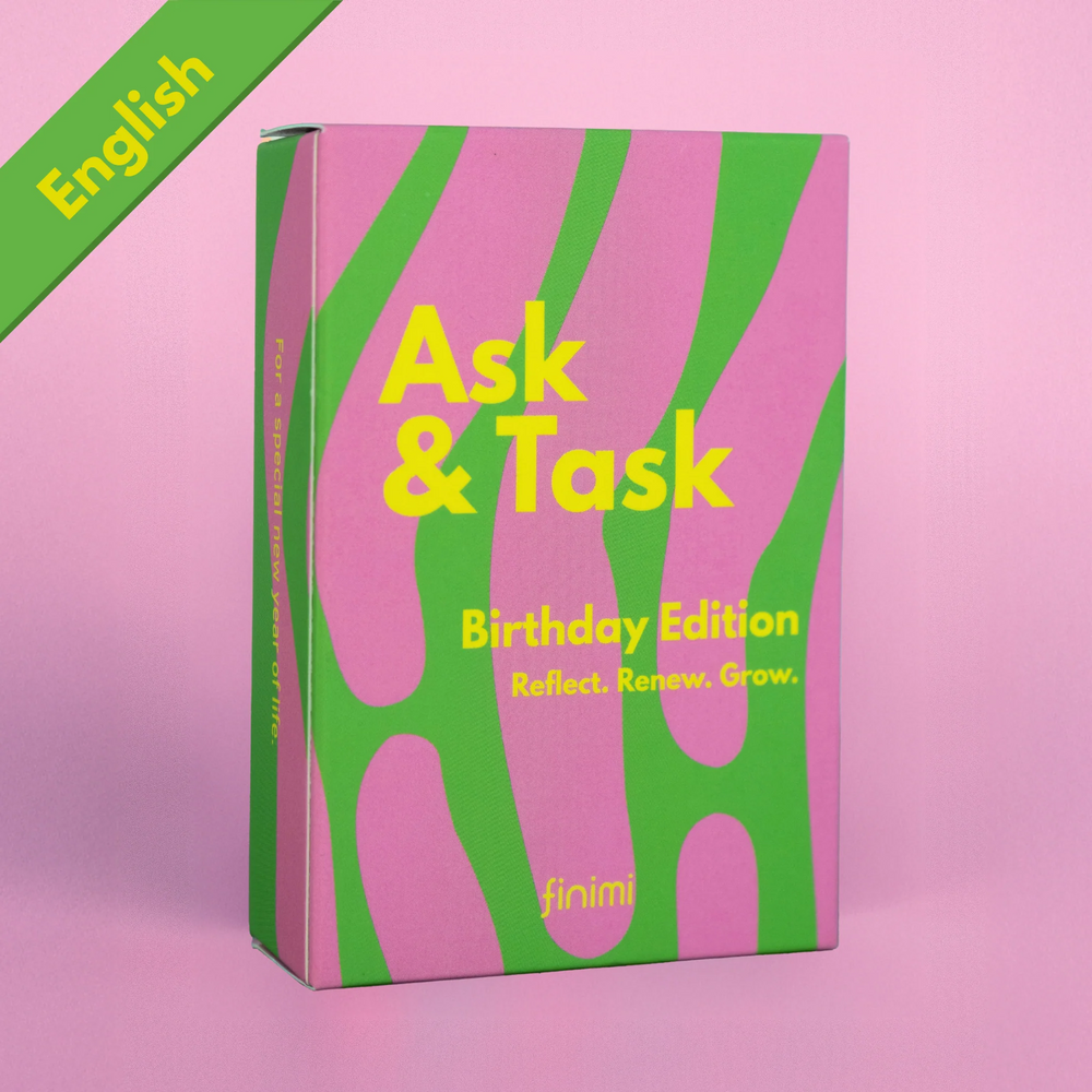 Ask & Task Geburtstags-Edition-Kartenspiel